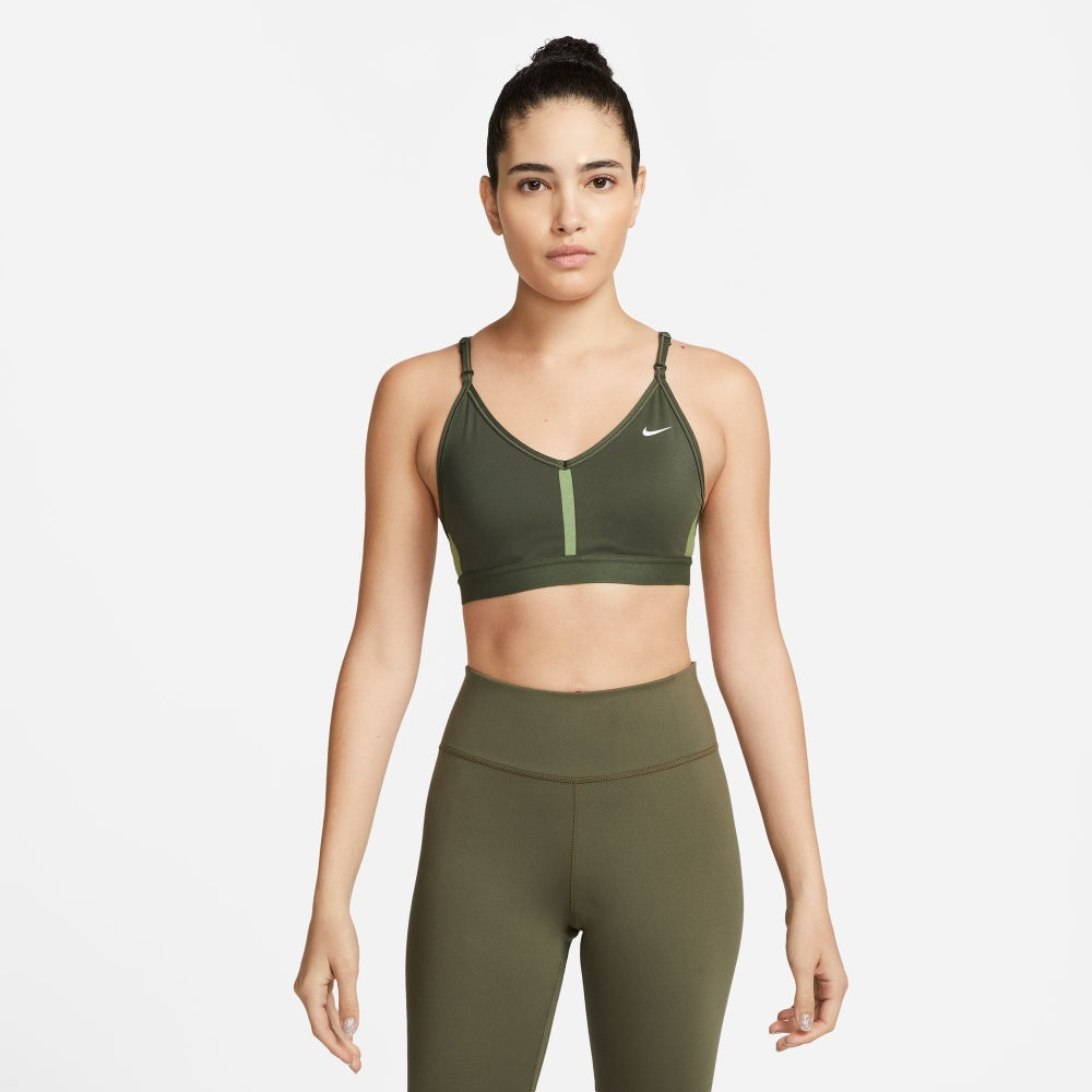 WOMEN'S NIKE DRI-FIT INDY V-NECK BRA