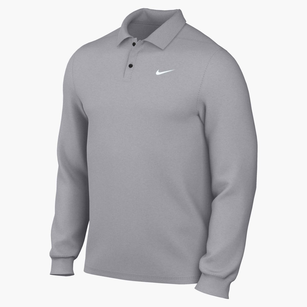 MEN'S NIKE DRI-FIT VCTRY SOLID LS POLO