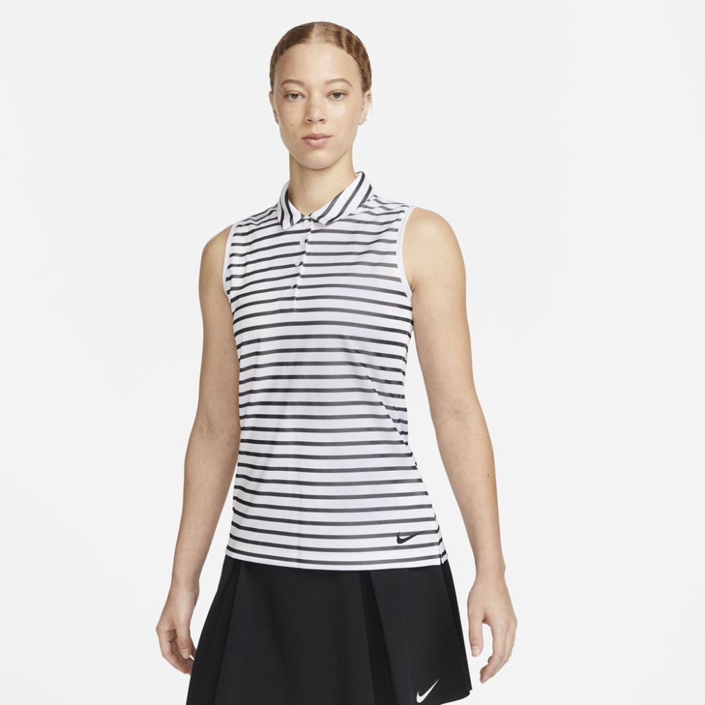 WOMEN'S NIKE DRI-FIT VCTRY SL POLO STRP