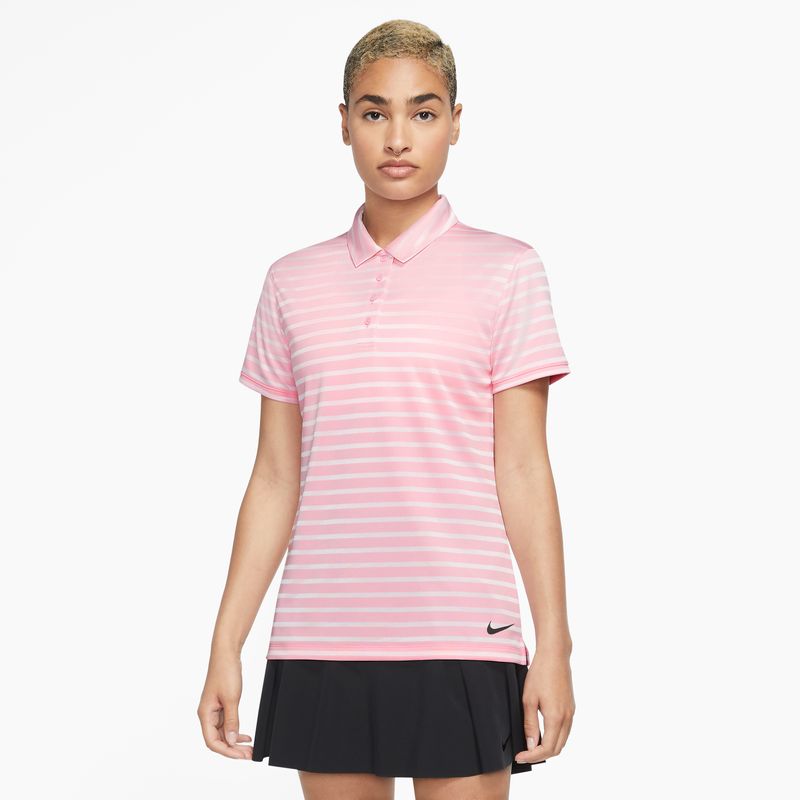 WOMEN'S NIKE DRI-FIT VCTRY SS POLO STRP