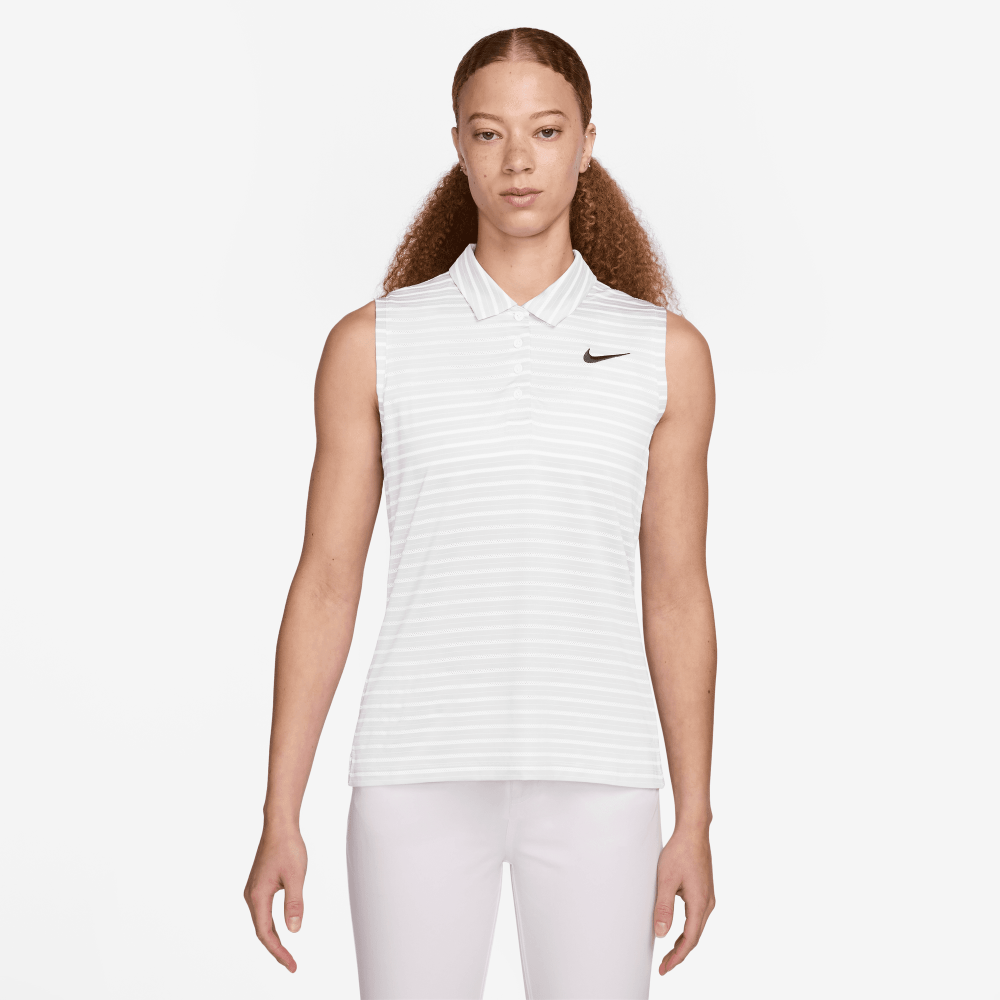 WOMEN'S NIKE DRI-FIT VCTRY SL POLO STRP