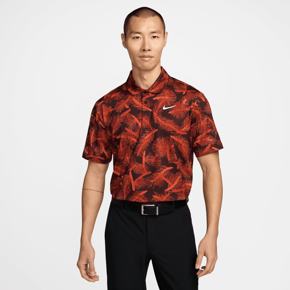 MEN'S NIKE DRI-FIT TOUR POLO PINE PRT