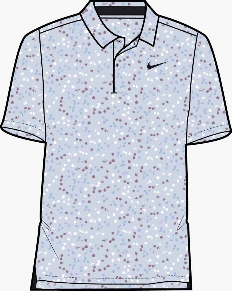 MEN'S NIKE DRI-FIT TOUR POLO MICRO FLORAL