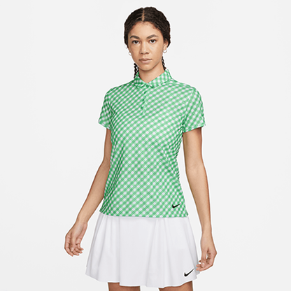 WOMEN'S NIKE DRI-FIT VCTRY SS POLO PRINT