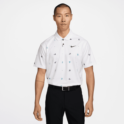 MEN'S NIKE DRI-FIT TOUR POLO ICON PRT