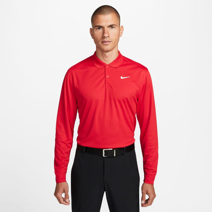 MEN'S NIKE DRI-FIT VCTRY SOLID LS POLO