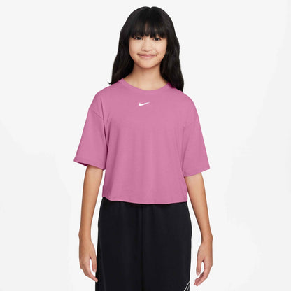 GIRL'S NIKE DRI-FIT ONE LOOSE SS TOP LBR