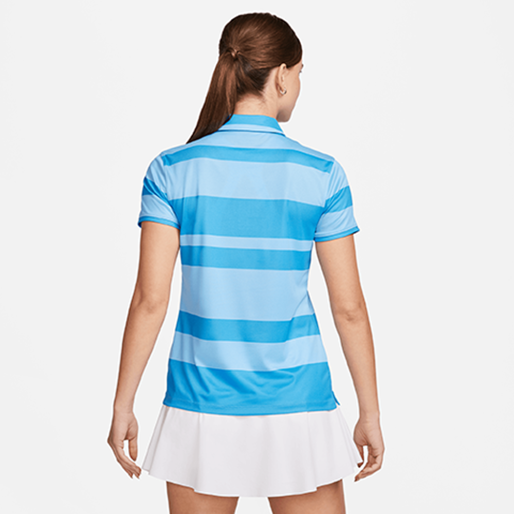 WOMEN'S NIKE DRY-FIT VCTRY SS POLO PRINT