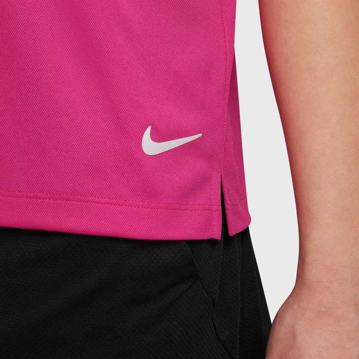 GIRL'S NIKE DRI-FIT VCTRY SS SLD POLO