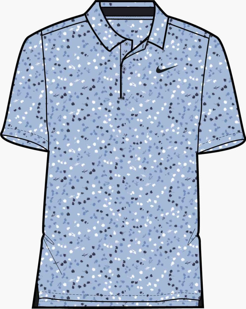 MEN'S NIKE DRI-FIT TOUR POLO MICRO FLORAL