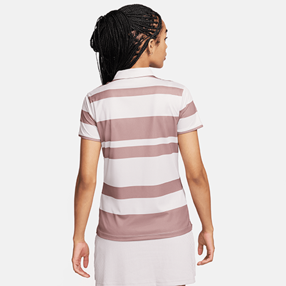 WOMEN'S NIKE DRY-FIT VCTRY SS POLO PRINT