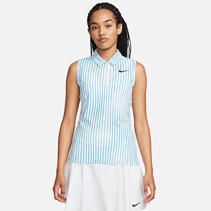 WOMEN'S NIKE DRI-FIT VCTRY SL POLO PRINT