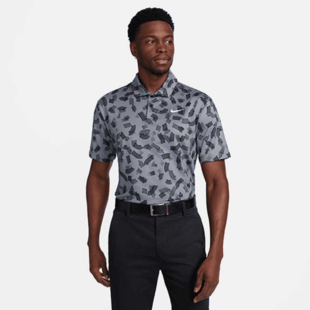 MEN'S NIKE DRI-FIT TOUR POLO MICRO PRT