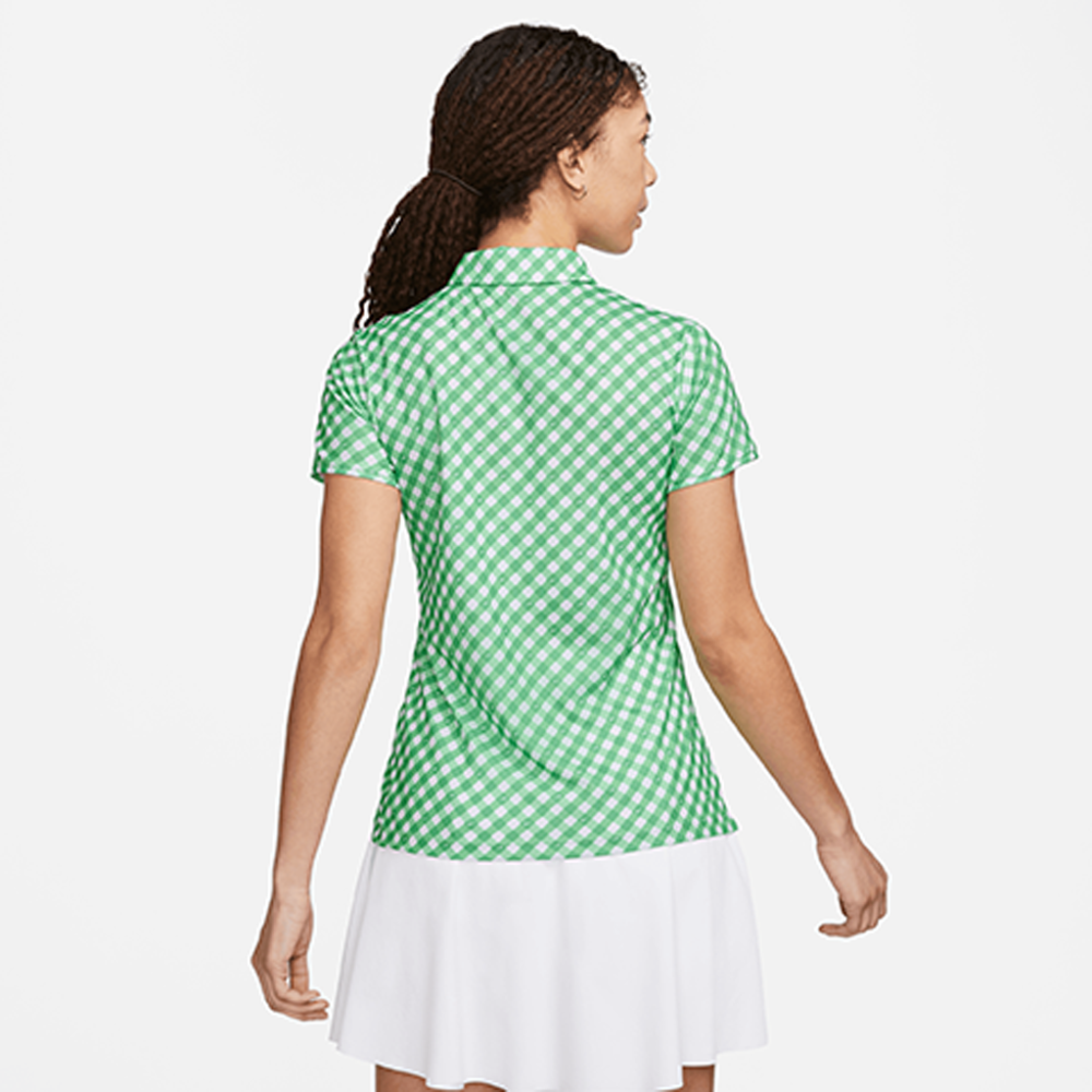 WOMEN'S NIKE DRY-FIT VCTRY SS POLO PRINT