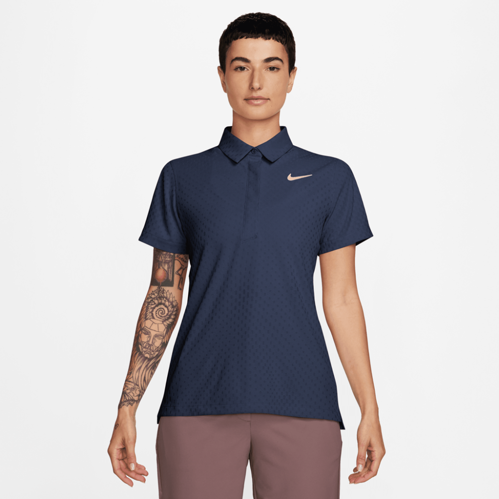 WOMEN'S NIKE DRI-FITADV TOUR SS