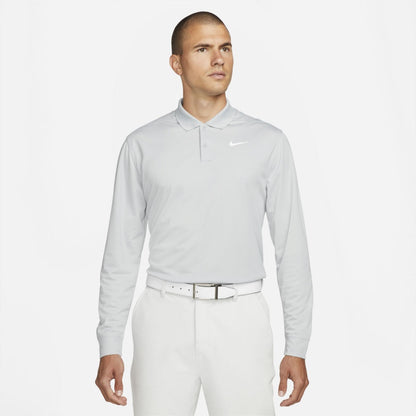 MEN'S NIKE DRI-FIT VCTRY SOLID LS POLO