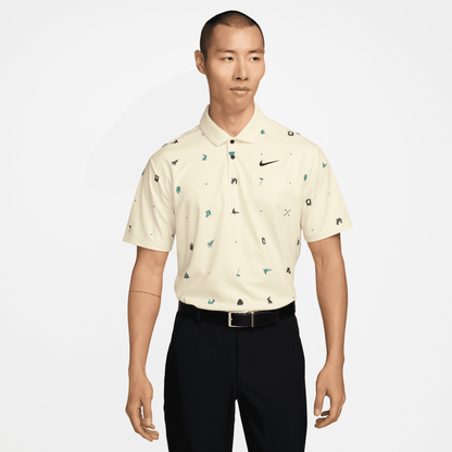 MEN'S NIKE DRI-FIT TOUR POLO ICON PRT