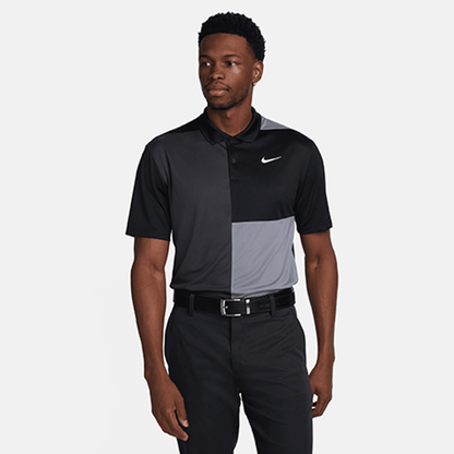 MEN'S NIKE DRI-FIT VICTORY+ POLO BLCKD