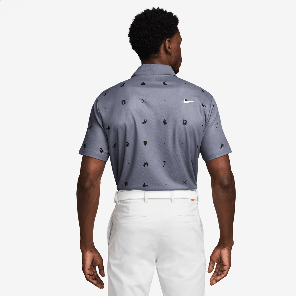 MEN'S NIKE DRI-FIT TOUR POLO ICON PRT