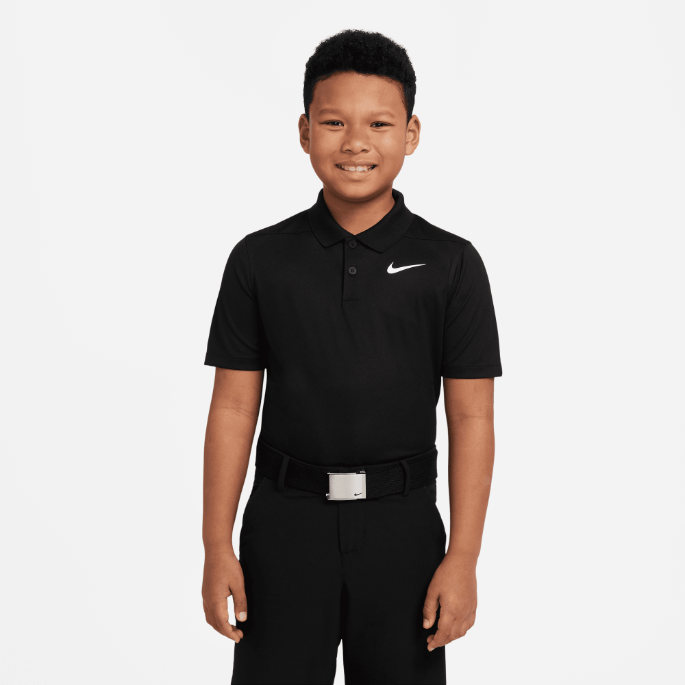 BOY'S NIKE DRI-FIT VCTRY SS SLD POLO