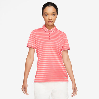 WOMEN'S NIKE DRY-FIT VCTRY SS POLO STRP