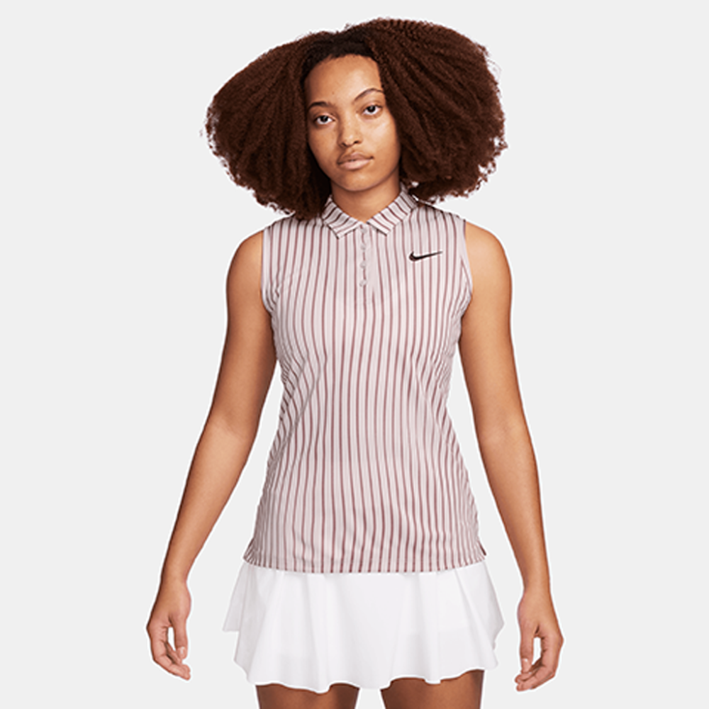 WOMEN'S NIKE DRI-FIT VCTRY SL POLO PRINT