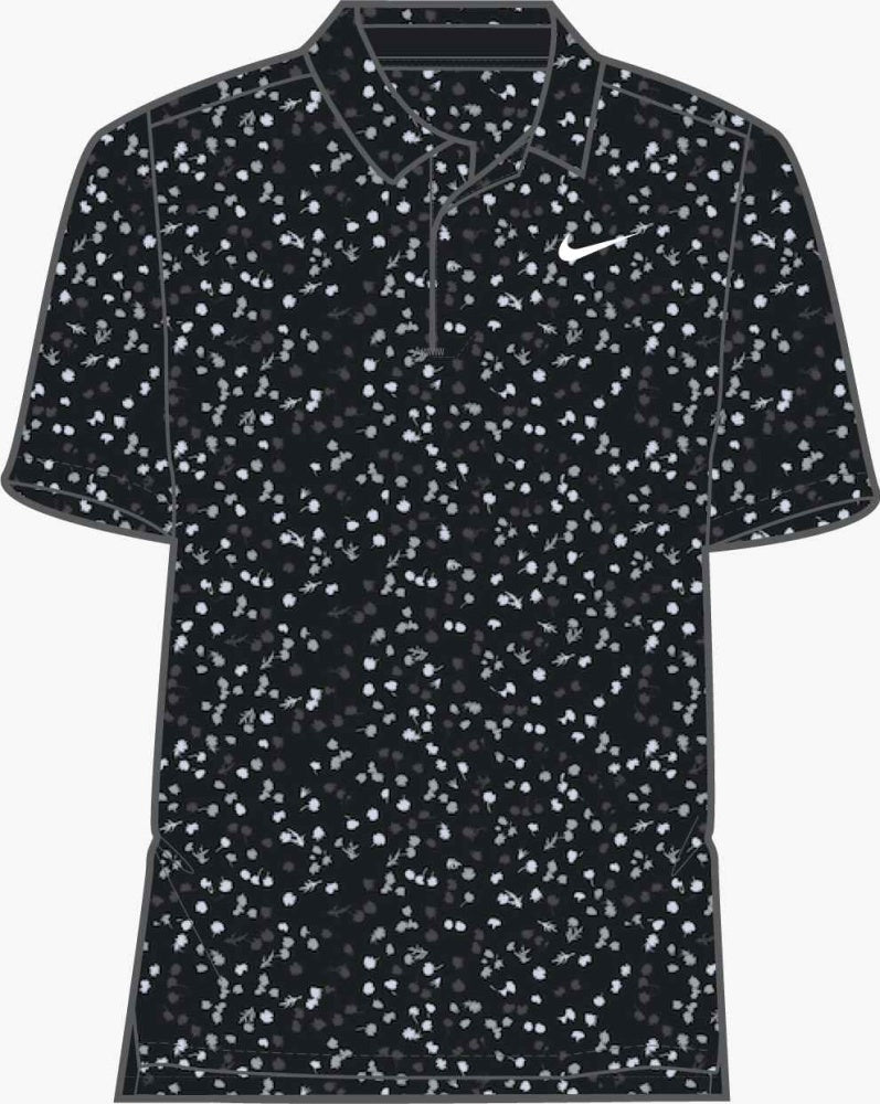 MEN'S NIKE DRI-FIT TOUR POLO MICRO FLORAL